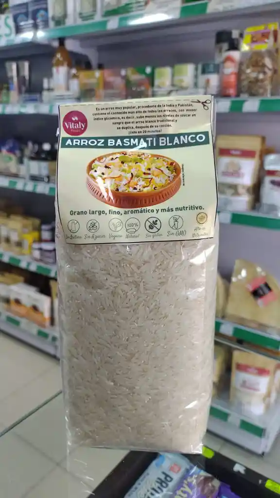 Arroz Basmati Premium 1 Kg Vitalyfoods