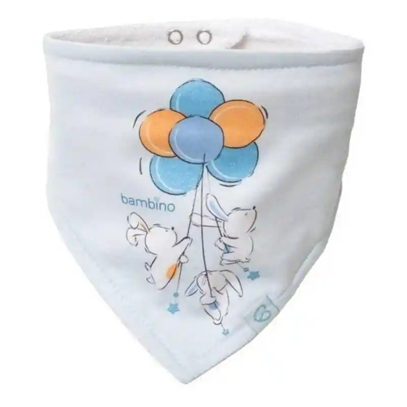 Bipack Babero Bandana Niño Conejito Bambino