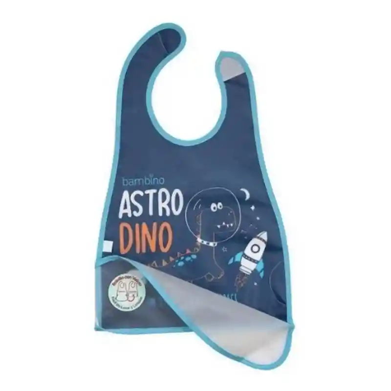 Babero Plástico Bambino Niño Astro Dino