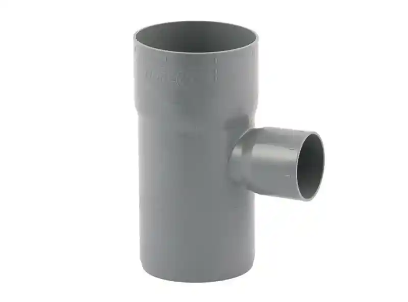 Tee Pvc Sanitario 75x40mm Gris