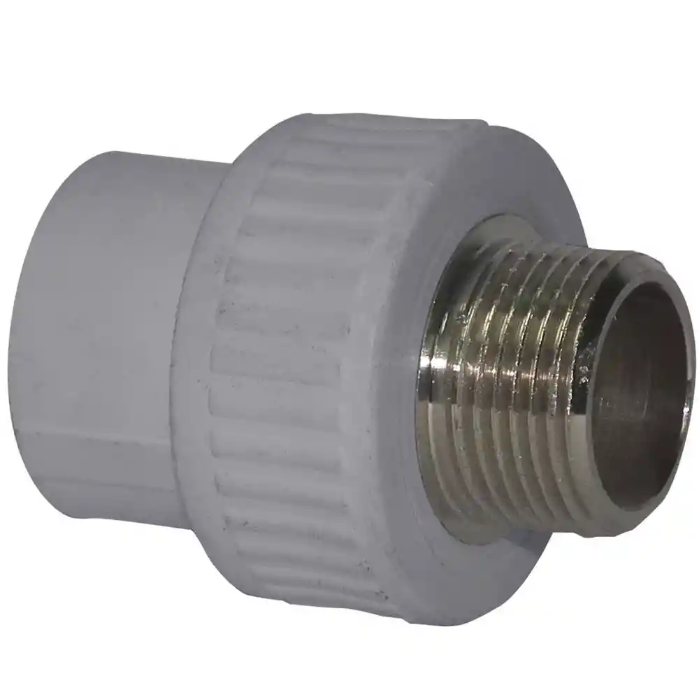 Terminal Ppr 25mmx3/4 Hi Gris Importado