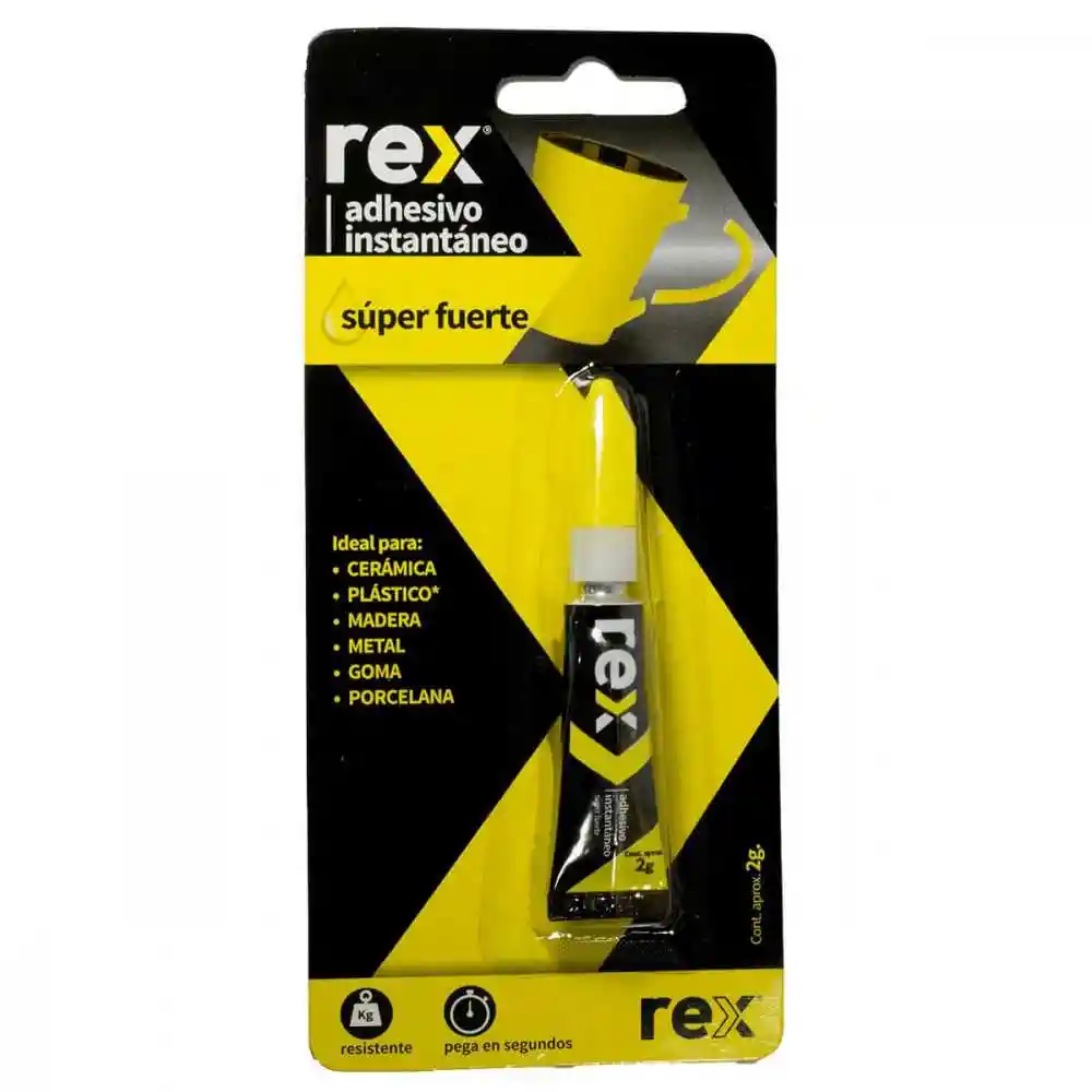 Adhesivo Instantaneo Rex 2gr