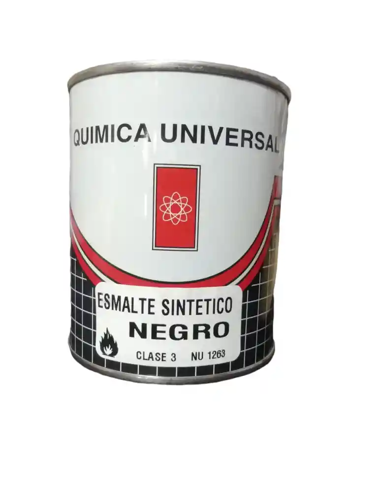 Esmalte Sintetico Negro 1/4 Gl. Clase 3 Quimica Univeral