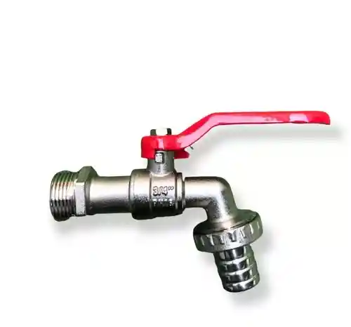 Llave Jardin 3/4" Manilla Roja Hoffens