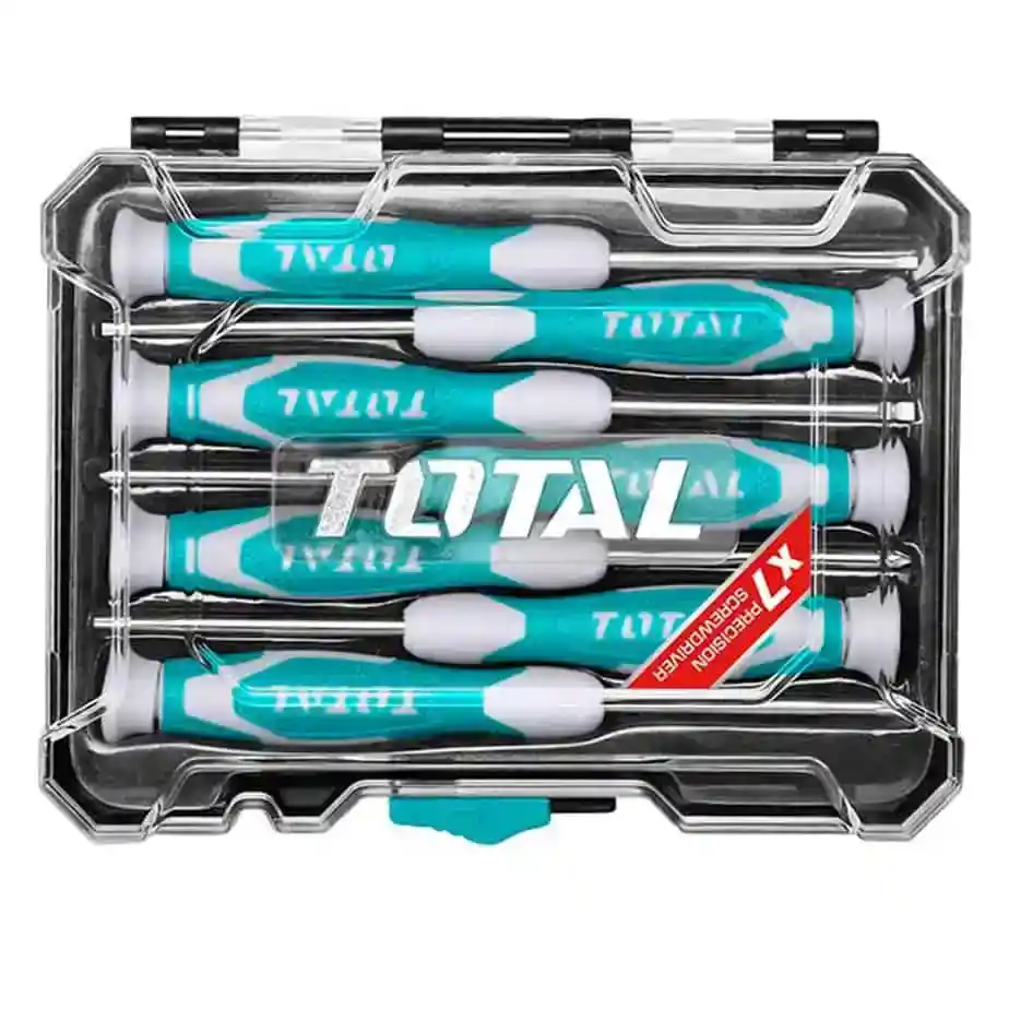 Set Destornilladores 7 Piezas Industrial Total Tht250726