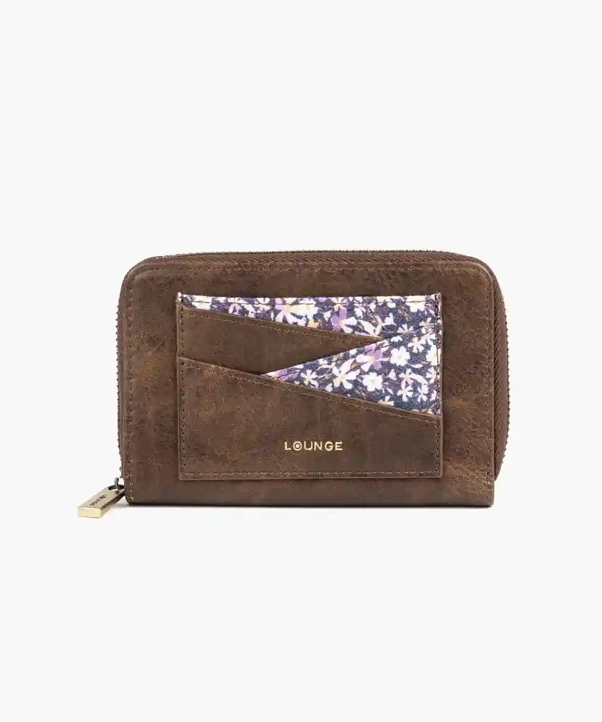 Billetera Zigzag Tarjetero Café