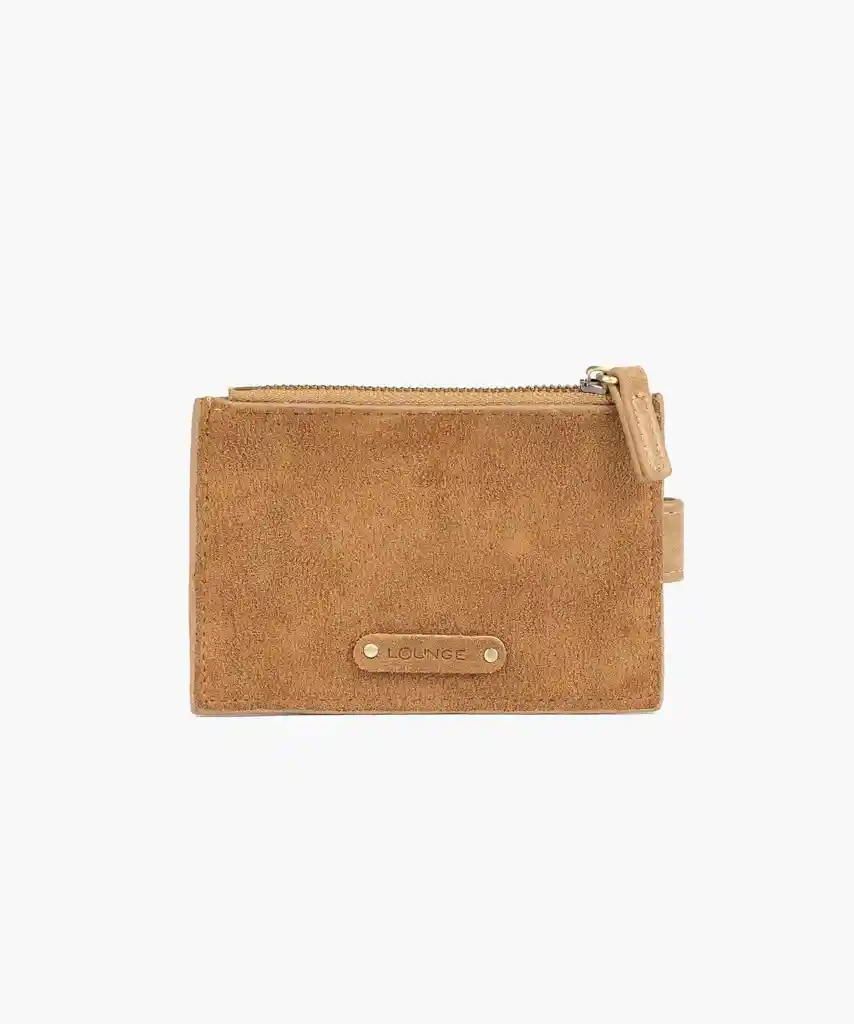 Tarjetero Gamuza Mix Café