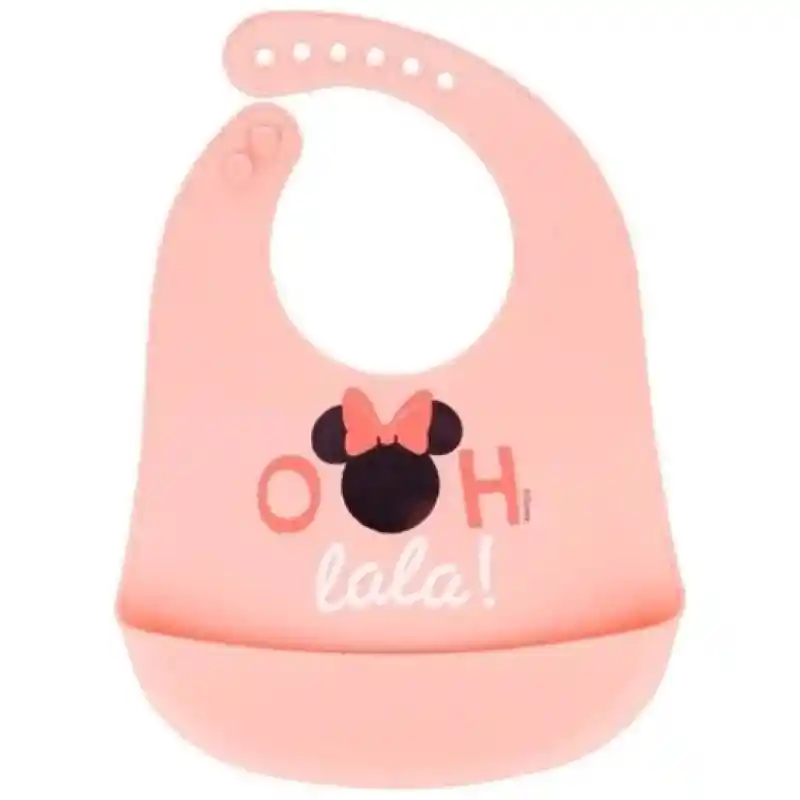 Babero De Silicona Disney Baby Minnie