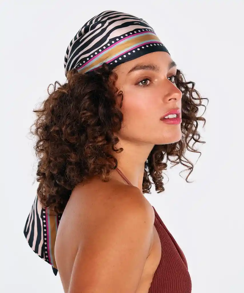 Turbante Pañuelo Talla Única Beige