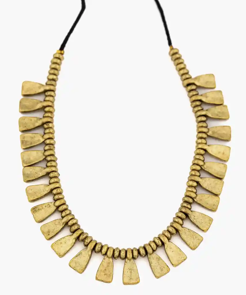 Collar Detalles Boho Dorado