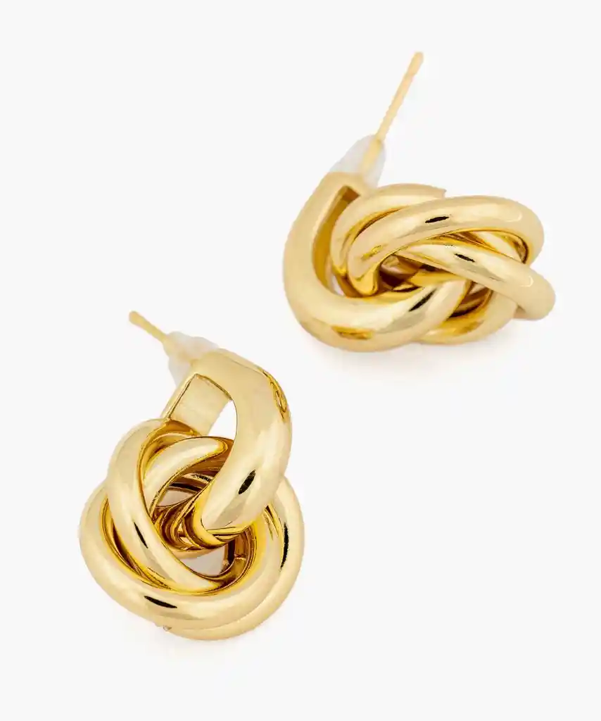 Aros Entrelazados Dorado