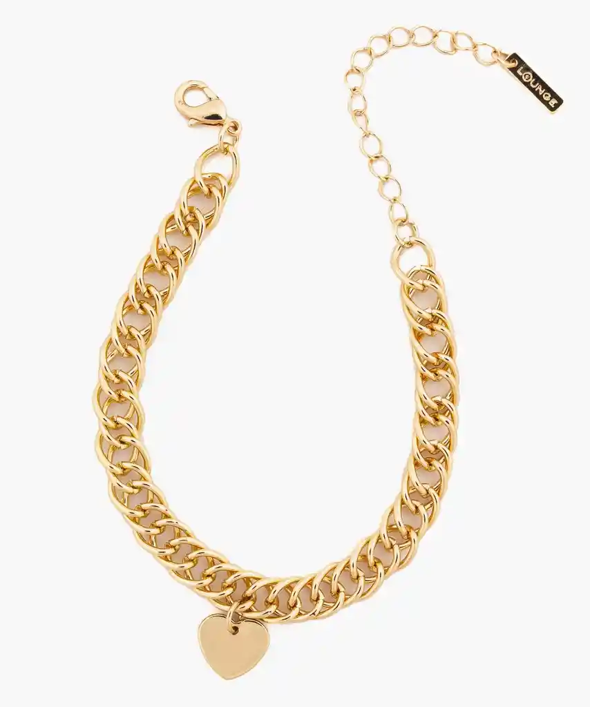 Pulsera Detalle Charm Dorado