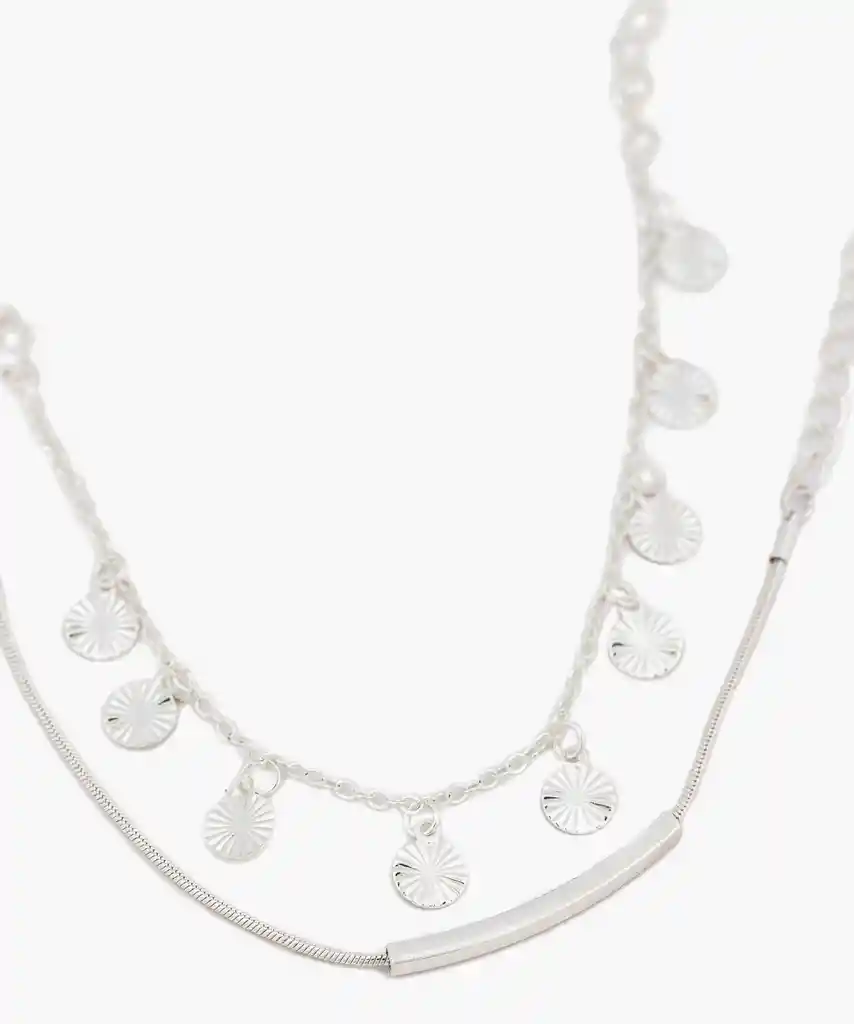 Set Pulseras Detalles Plateado