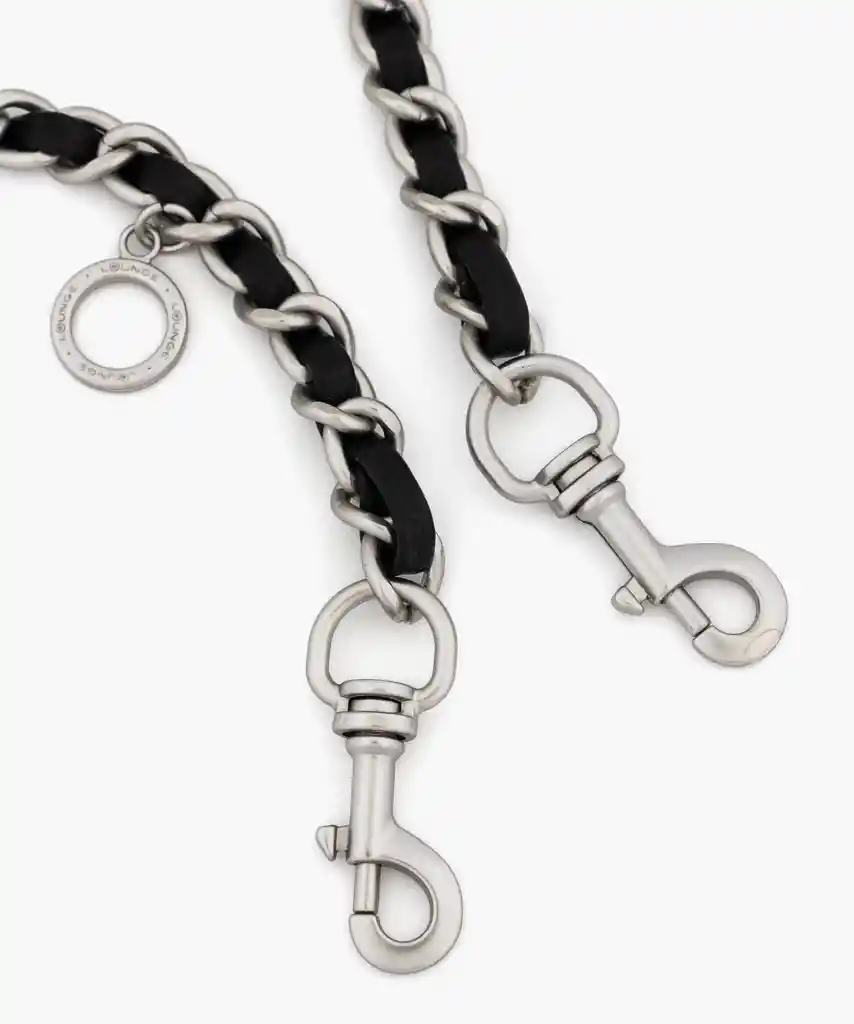Correa Strap Cartera Cadena Negro
