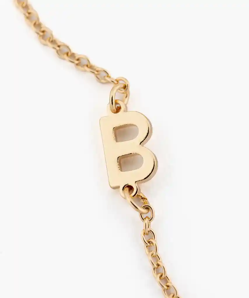 Collar Letra B Dorado