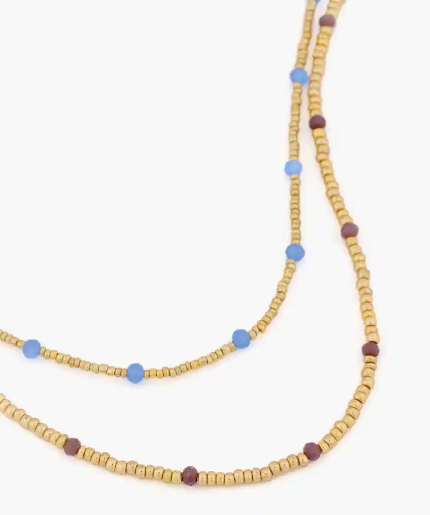 Collar Relounge Doble Dorado