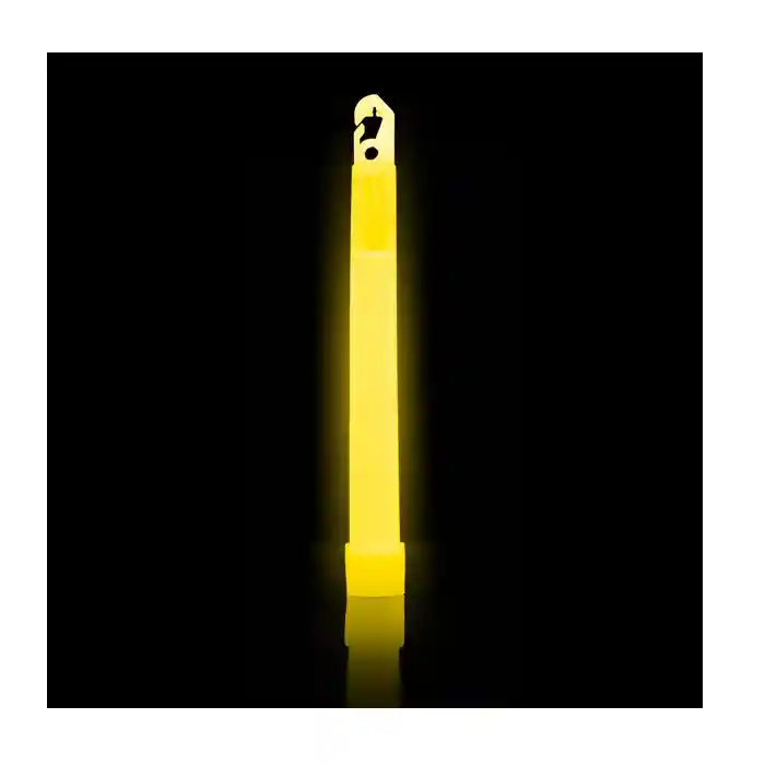 Luz Quimica Amarillo 8horas 15cms Con Gancho Silver Wave