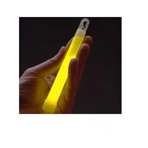 Luz Quimica Amarillo 8horas 15cms Con Gancho Silver Wave