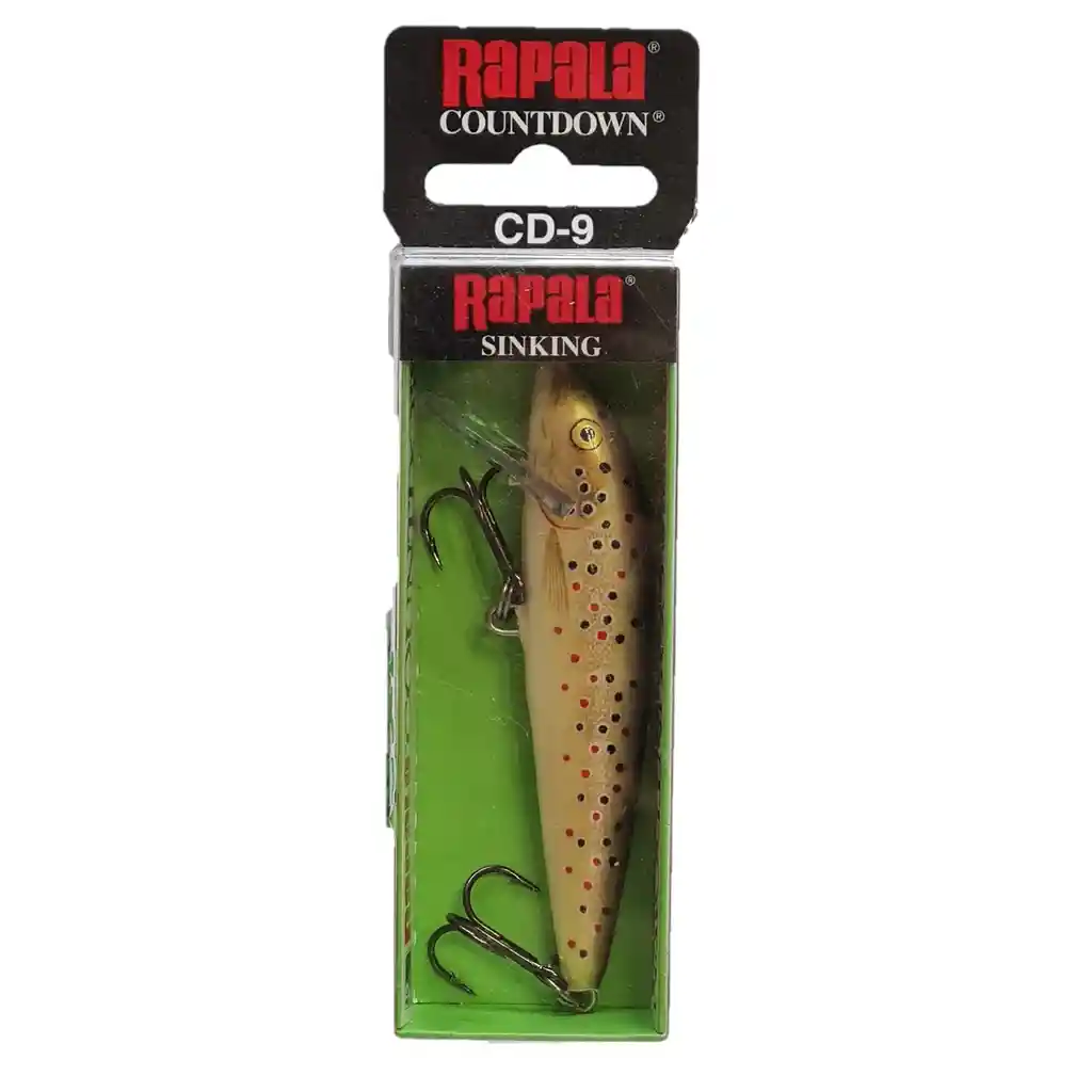 Señuelo Rapala Countdown Brown Trout Balsa 9cm 12gr Sinking