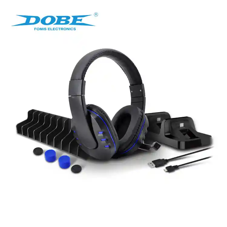Dobe – Pack Gaming/protector 5 En1 Para Ps4