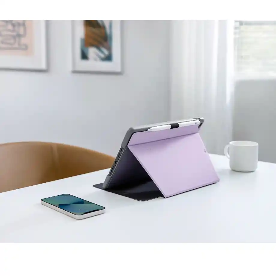 Tomtoc Funda Vertical Para Ipad De 10,2'' - Violeta