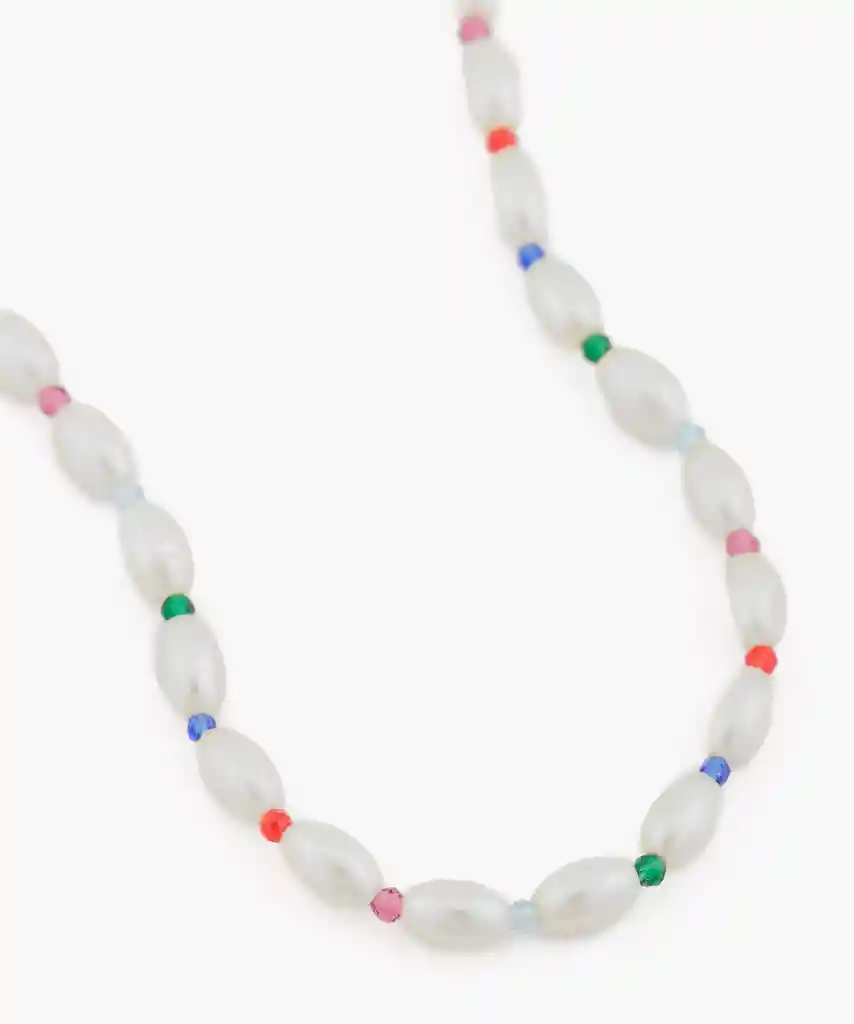 Tobillera Paradiso Perlas Blanco