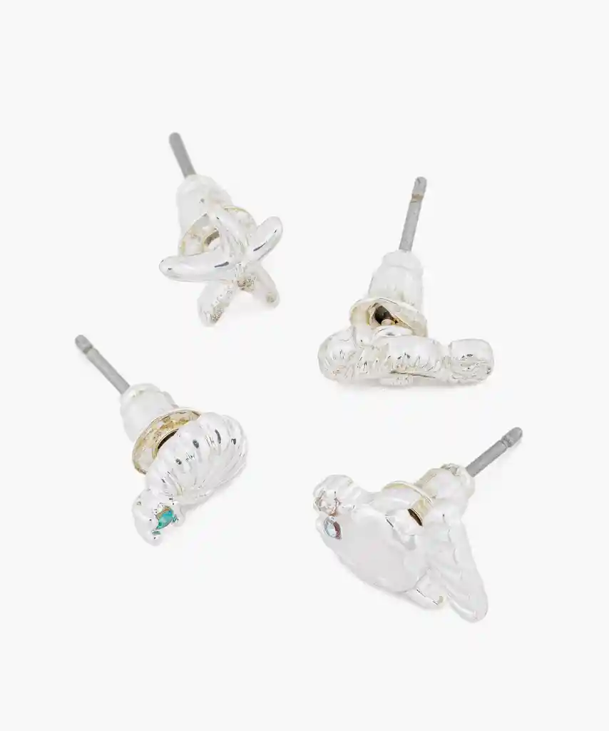 Set Aros Paradiso Mar Plateado