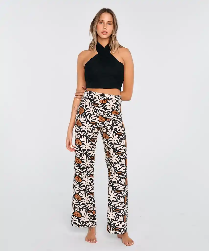 Top Beach People Cruzado Xl Negro