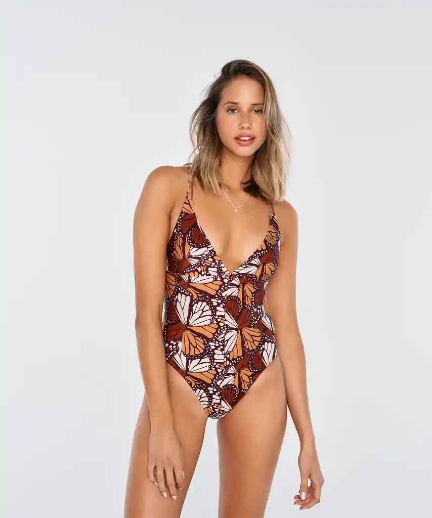 Traje De Baño Paradiso Escote S Mixed Butterfly