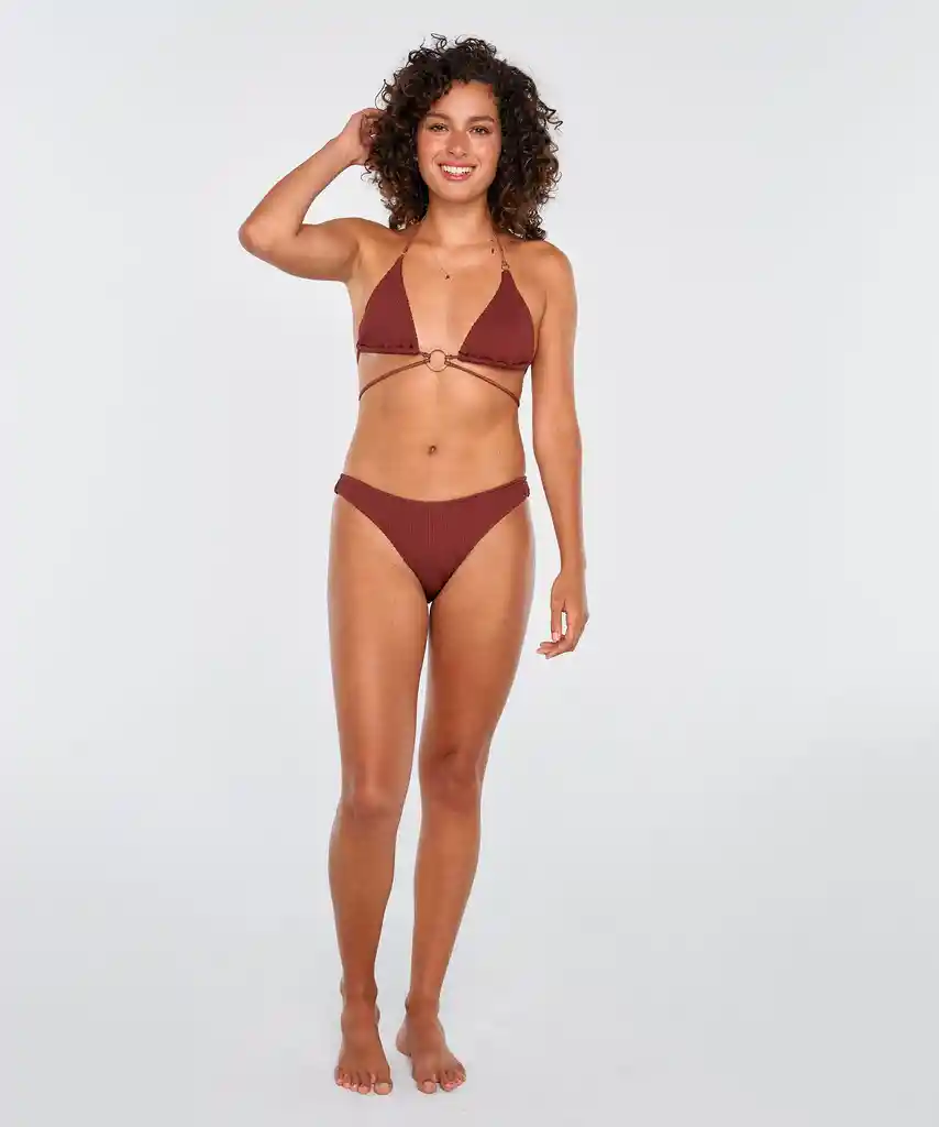 Bikini Paradiso Tiras Xl Café