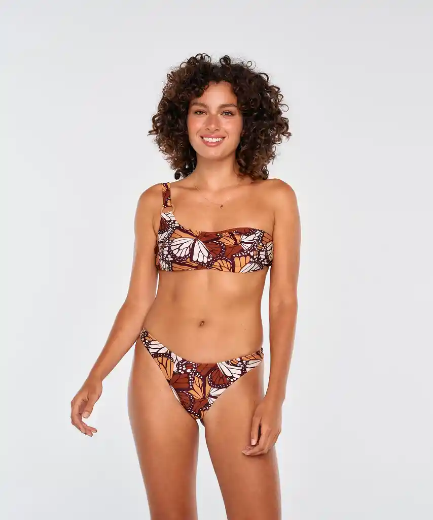 Bikini Paradiso Un Hombro S Mixed Butterfly