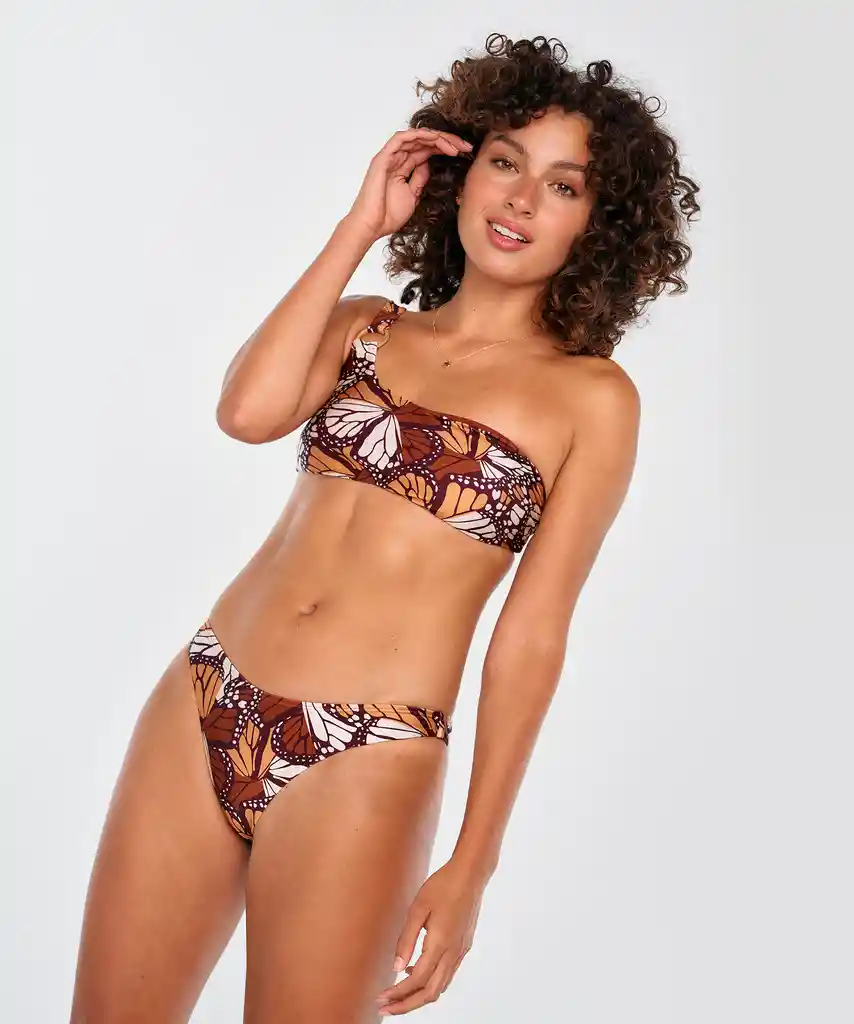 Bikini Paradiso Un Hombro S Mixed Butterfly