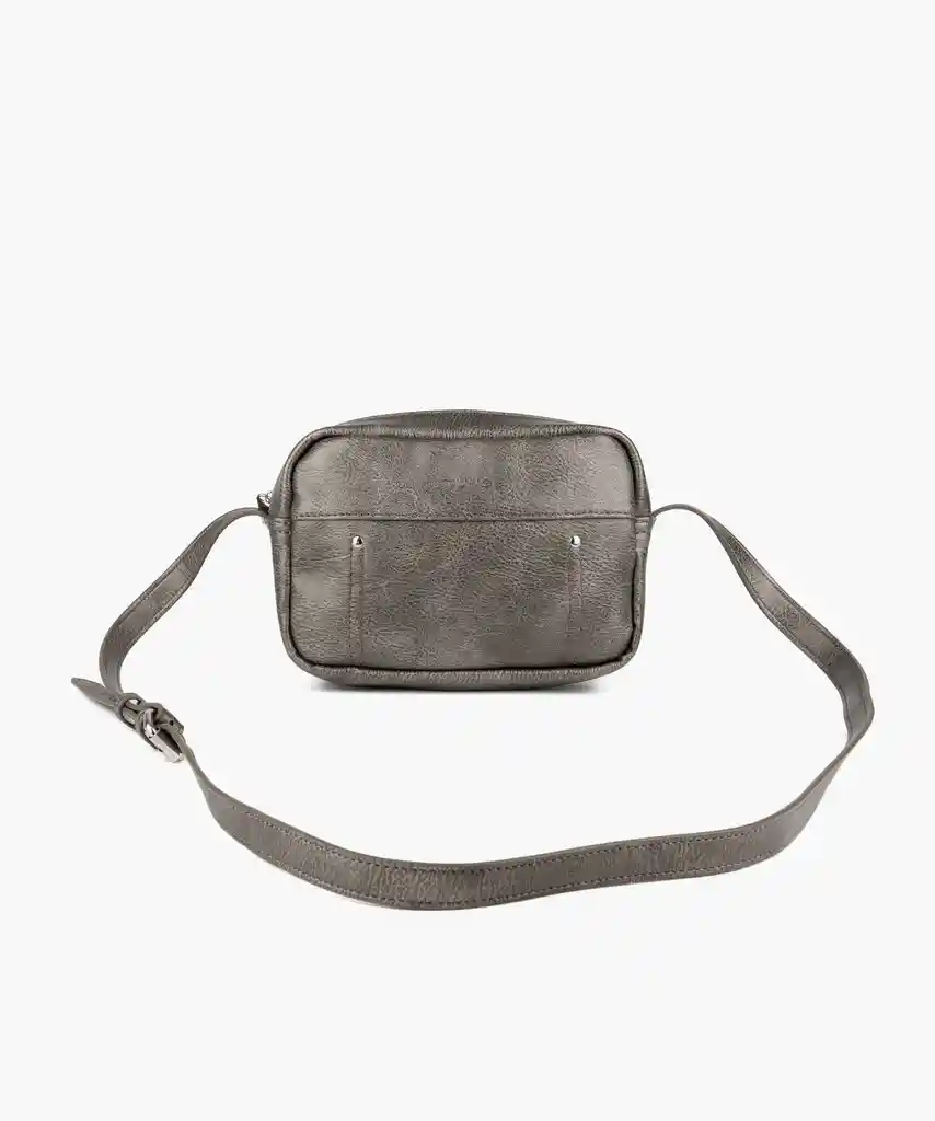 Cartera Cruzada Básica Gris