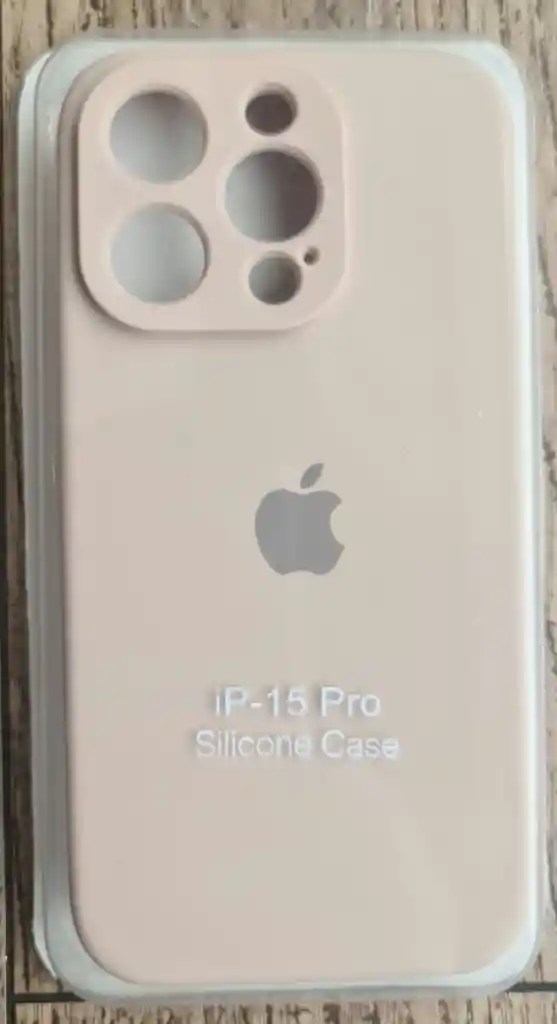 Carcasa Beige Para Iphone 15 Pro