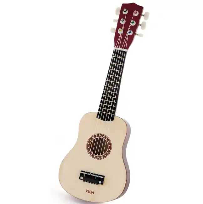 Instrumento Guitarra De Madera Natural