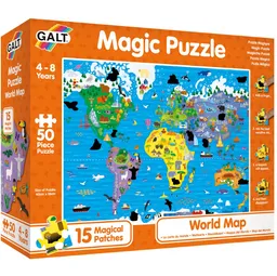 Puzzle Rompecabezas Mágico Mapa Del Mundo