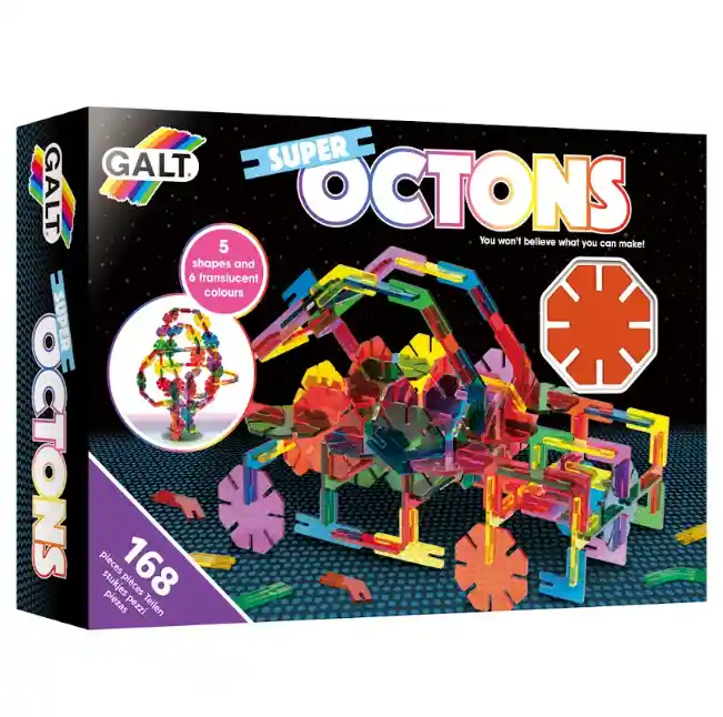 Juego De Construcción/puzzle Con Octógonos. 168 Piezas.