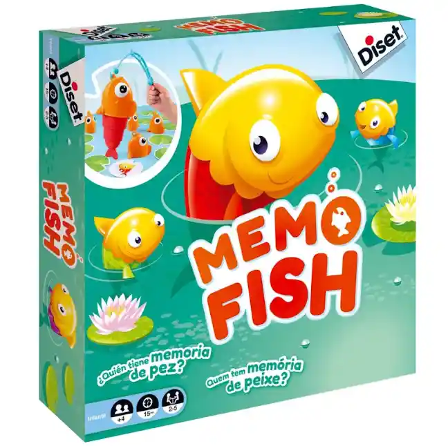 Juego De Mesa. Juego De Memoria. Memo Fish