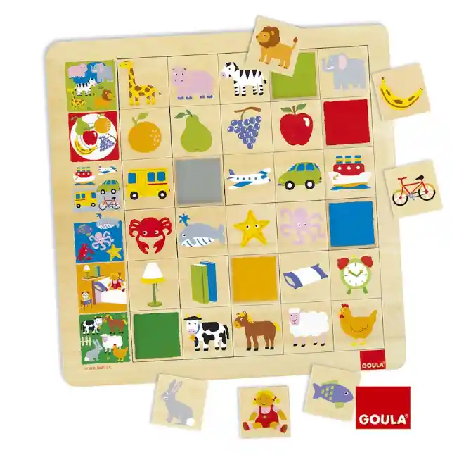 Juego De Puzzle Tablero De Madera Asociación De Familias