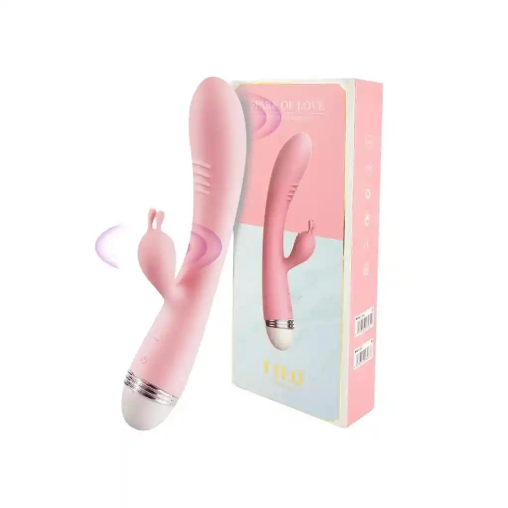 Vibrador Doble Estimulación Lilo Con Carga Usb