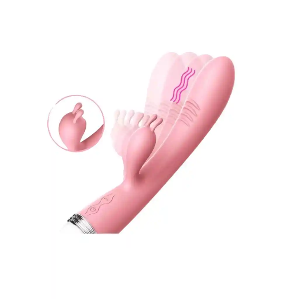 Vibrador Doble Estimulación Lilo Con Carga Usb