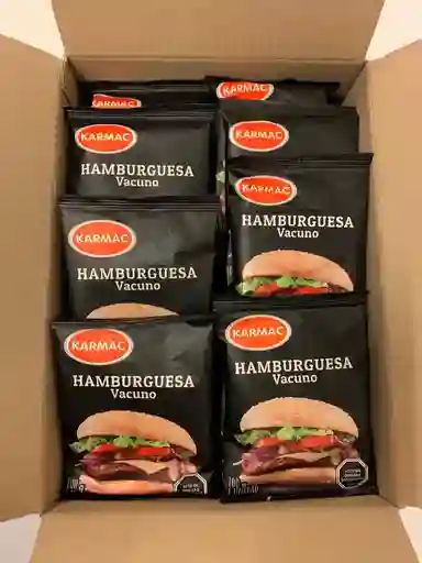 Caja Hamburguesa Vacuno 30x 100 Grs Karmac