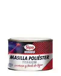 Masilla Poliester Titanium Mm 500 500 Gr Catalizador Sipa