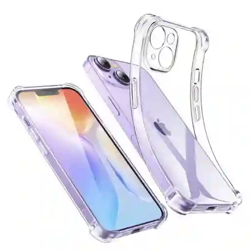 Carcasa Iphone 15 Transparente Reforzada Antigolpes.