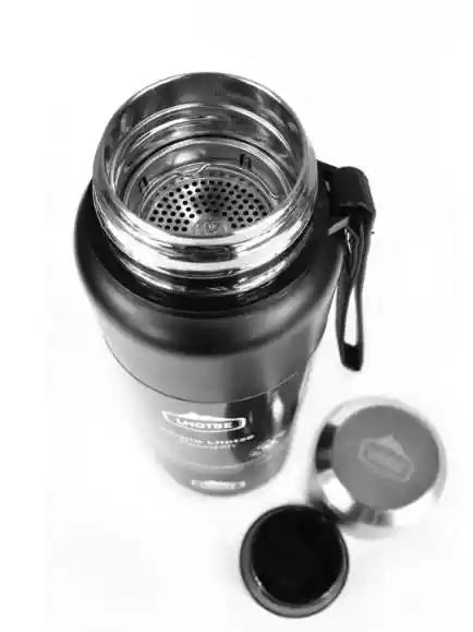 Lhotse Termo Botella Insulada Acero Inoxidable Patagón 1litro Negro