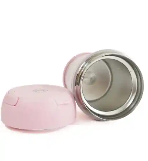 Simplit Termo Comida Acero Inoxidable 400ml Rosado Incluye Cuchara