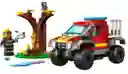 Lego City Camión De Rescate 4x4 De Bomberos 97 Piezas 60393