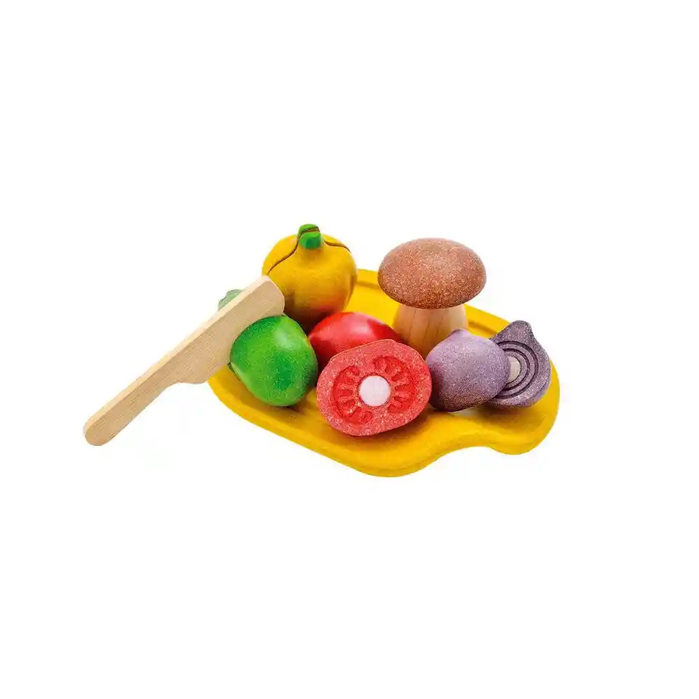 Juguete Set De Verduras Surtidas Plan Toys