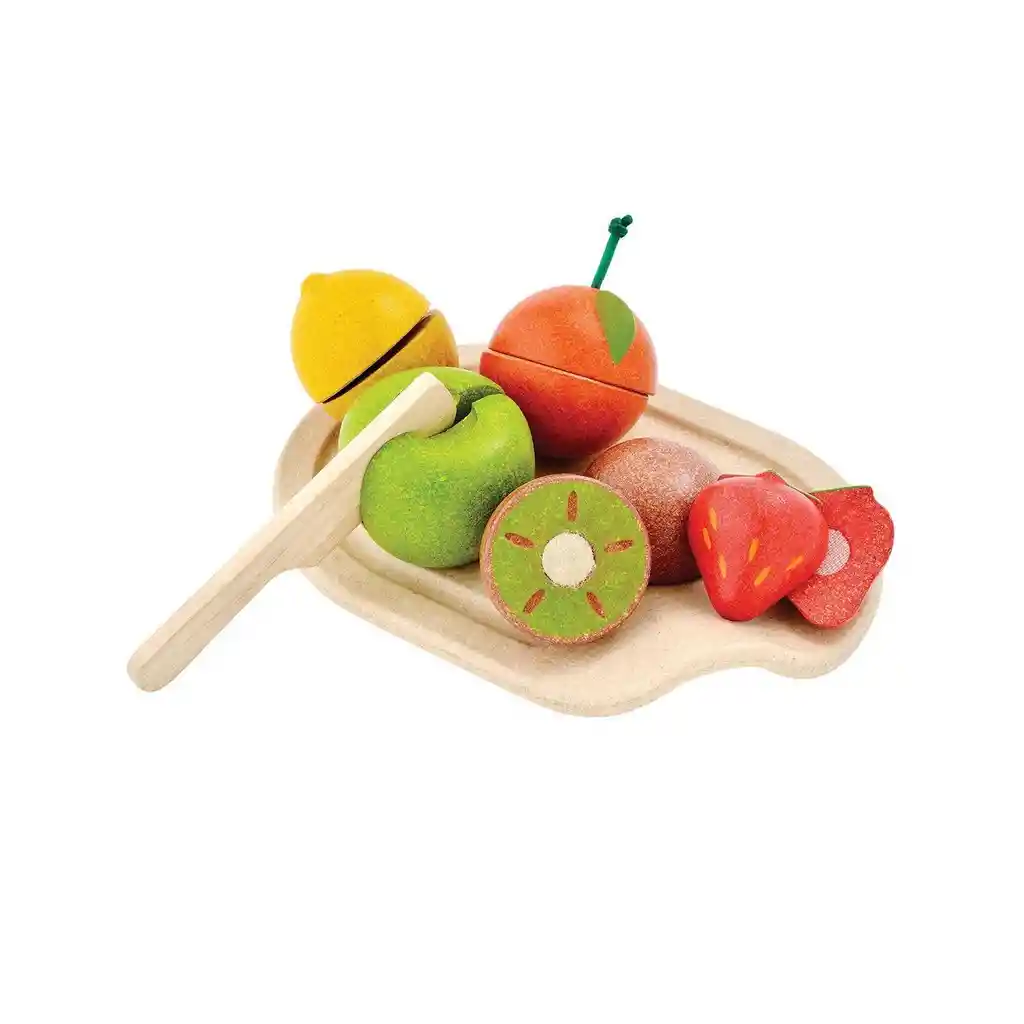 Juguete Set De Frutas Surtidas Plan Toys