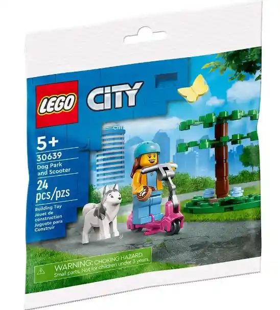 Lego City Parque Canino Y Patineta 24 Piezas 30639